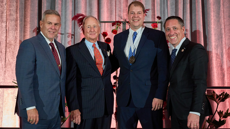 Simpson is awarded the Texas A&M University System Regents Fellow Service Award